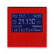 termostat programovatelný LEVIT 3292H-A10301 65 červená/kouřová černá